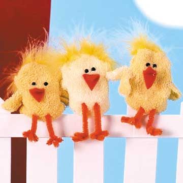 Craft Ideas Dollar Store Items on Dollar Store Crafts    Blog Archive    Make Chick Finger Puppets From