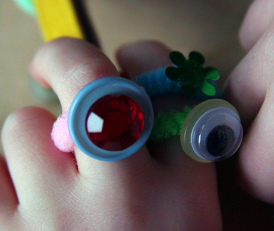 Craft Ideas Dollar Store Items on Dollar Store Crafts    Blog Archive    Make Cute Rings