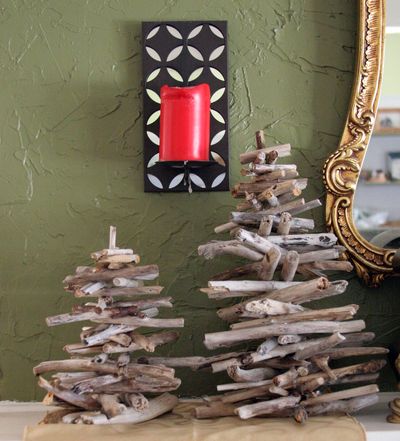 Driftwood Christmas Tree Craft