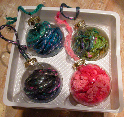 Craft Ideas Yarn on Dollar Store Crafts    Blog Archive    Stashbust With Clear Glass