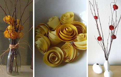mexican paper flowers how to. Rolled Paper Flowers: $1 and