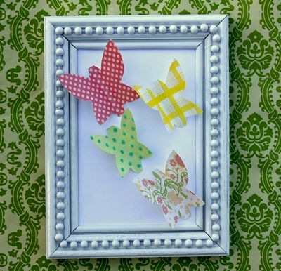 Craft Ideas Dollar Store Items on Dollar Store Crafts    Blog Archive Make A Beaded Frame    Dollar