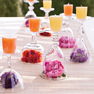 red and purple centerpieces for weddings