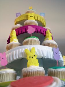 PEEP Cupcake Tower
