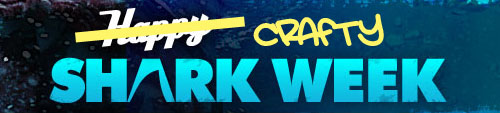 crafty shark week at DollarStoreCrafts.com