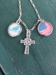 Stars and Stripes Charm Necklace
