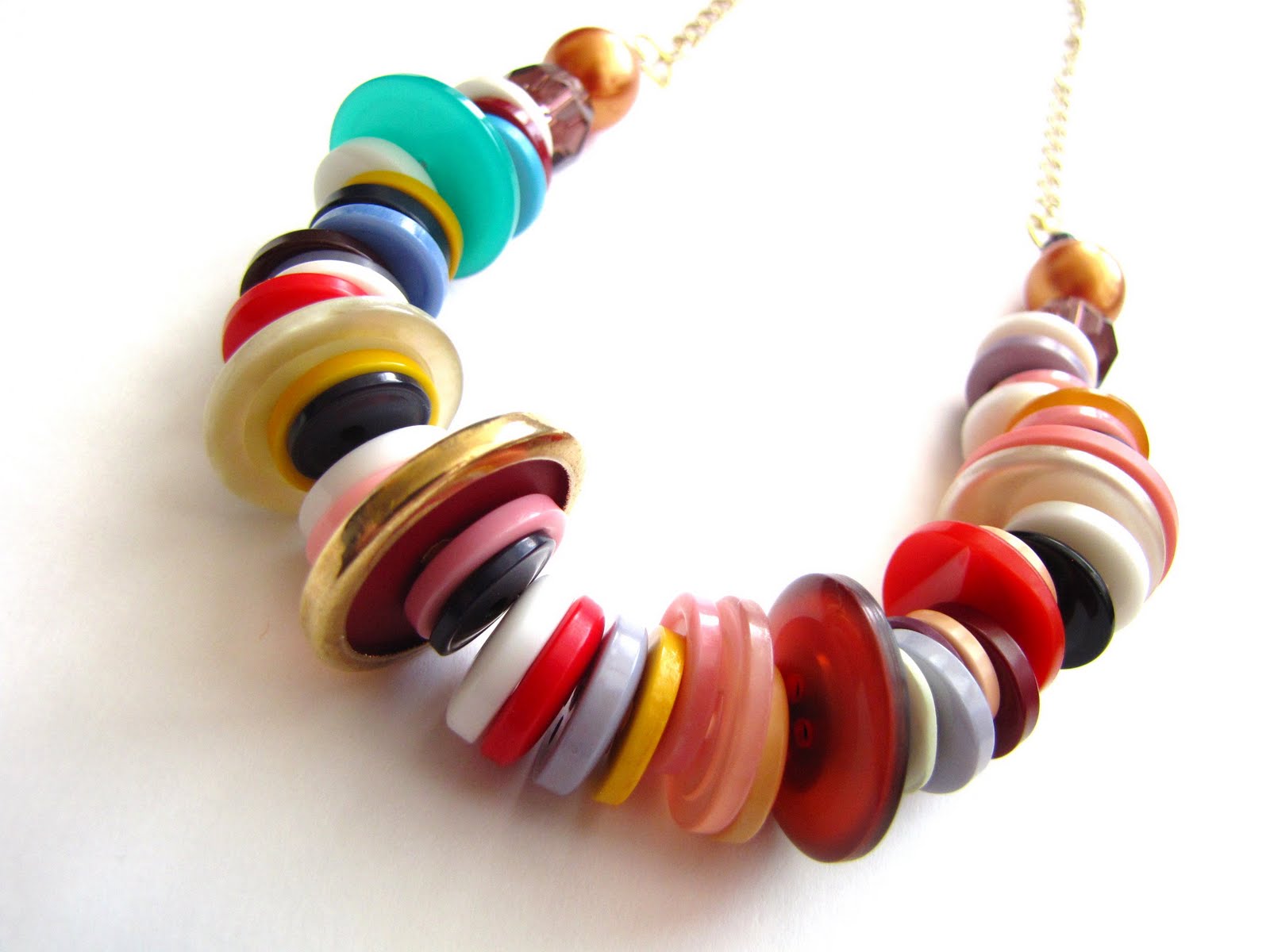 Button Necklace on Crafts    Blog Archive    Make A Vintage Inspired Button Necklace
