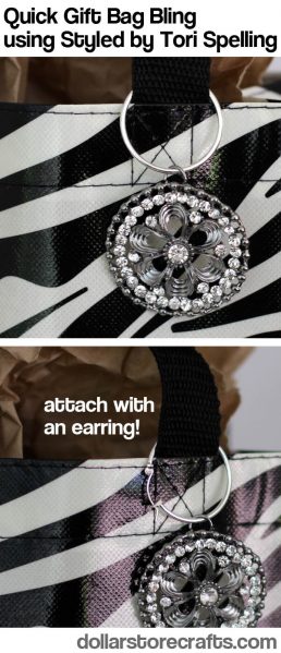 Tutorial Easy T Bag Bling Dollar Store Crafts