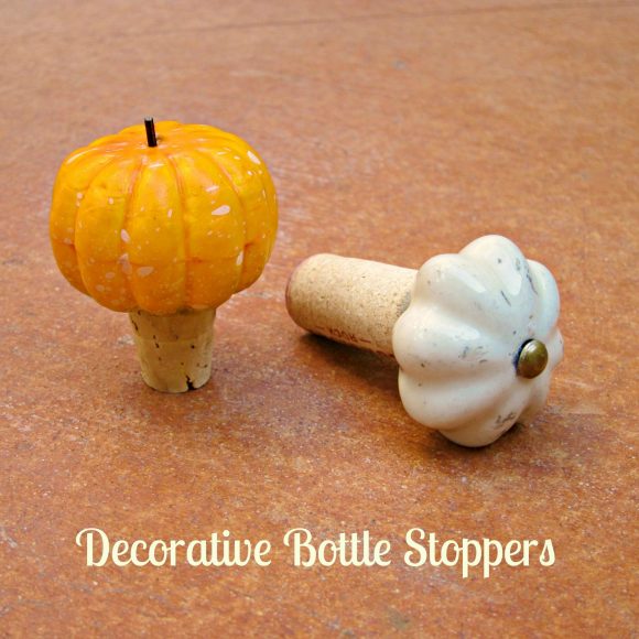 Tutorial: Decorative Cork Bottle Stopper (via dollarstorecrafts.com)