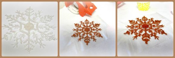 Tutorial: Icy Snowflake Coasters (via dollarstorecrafts.com)