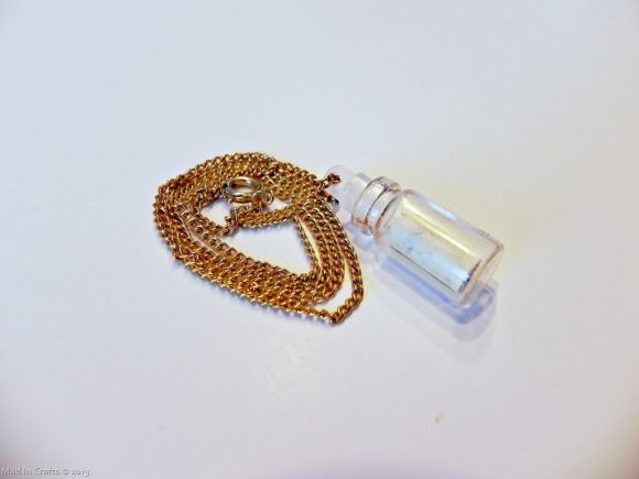 Make a message in abottle necklace (via dollarstorecrafts.com)