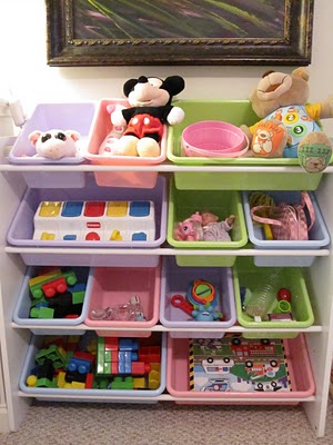 Toy organization for toddlers