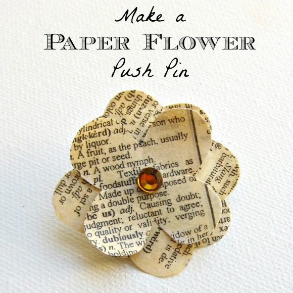 Make Paper Flower Pin