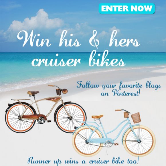 Win His & Hers Cruiser Bikes - Enter now, winner picked June 21st