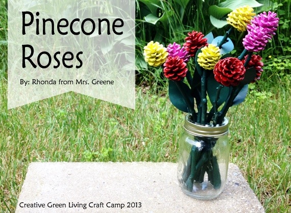 Make Pine Cone Roses