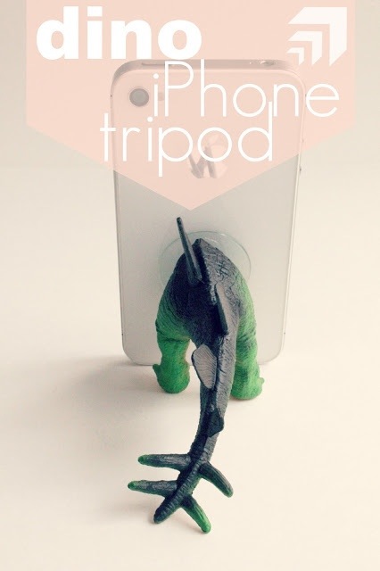 Make a Dinosaur Phone Tripod