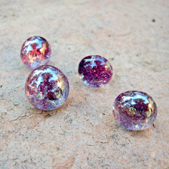 Ombre Glitter Glass Push Pins
