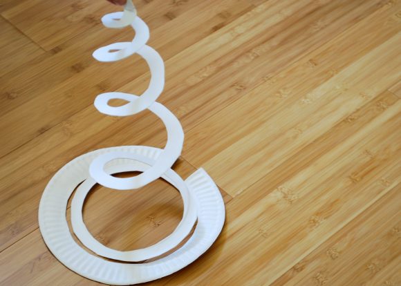 paper plate spiral