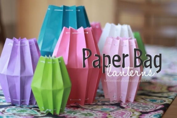 Make Paper Bag Lanterns