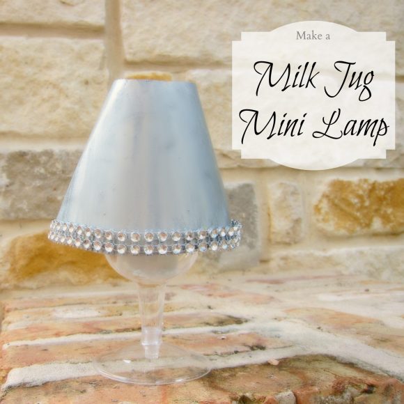 milk jug mini lamp