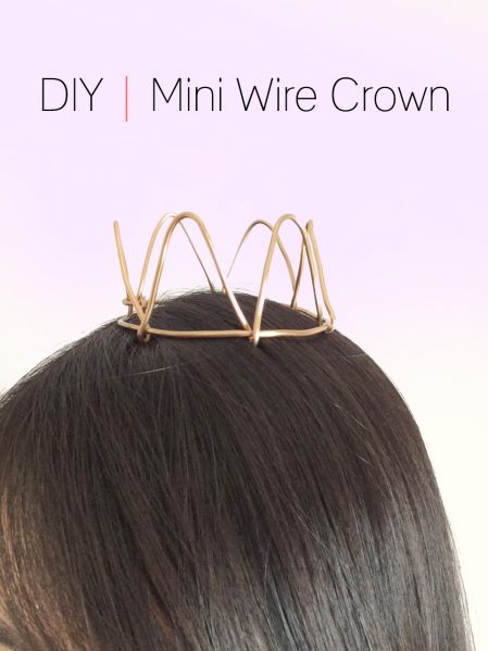 DIY Mini Wire Crown
