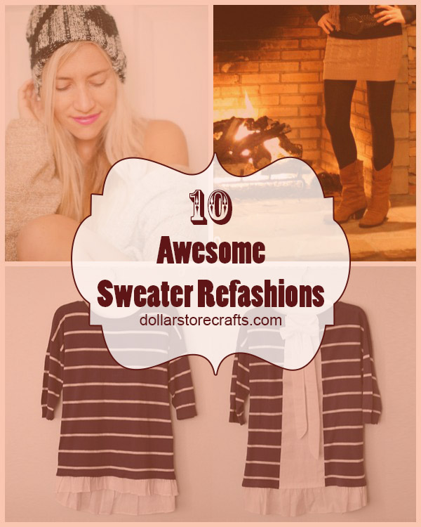10 Sweater Crafts for Fall
