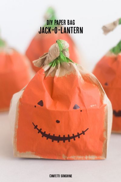 Paper Bag Jack-O-Lanterns