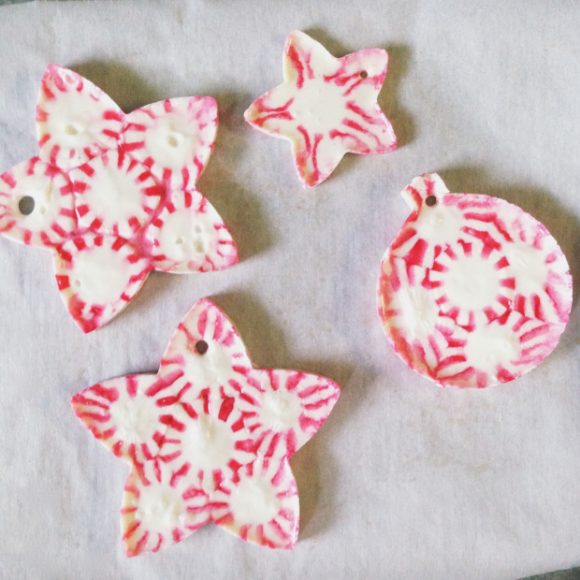 peppermint candy ornaments