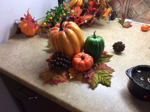 Yes, you can make this beautiful silk Thanksgiving centerpiece and use it for years to come!