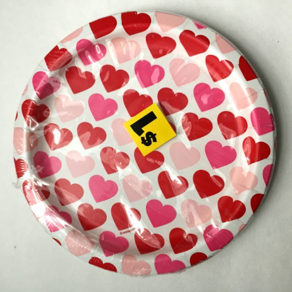 valentine plates