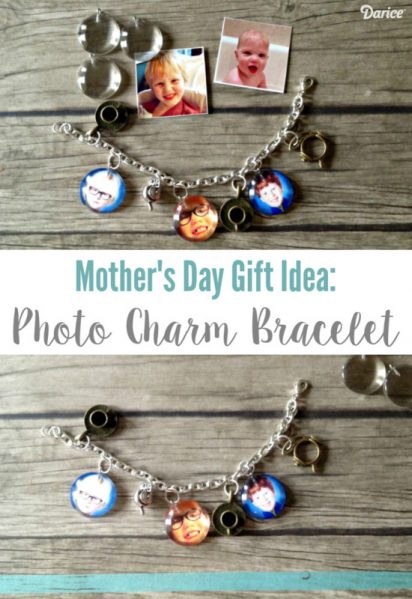 Mother's Day Gift Idea: DIY Photo Charm Bracelet