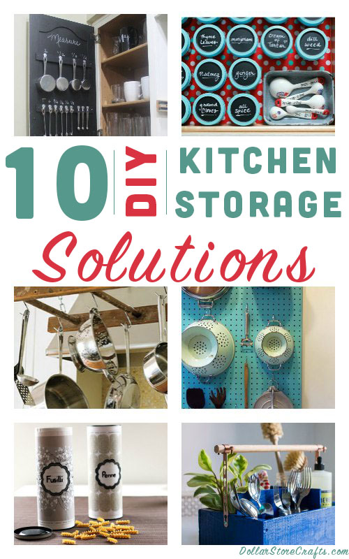 10 DIY Kitchen Storage Ideas