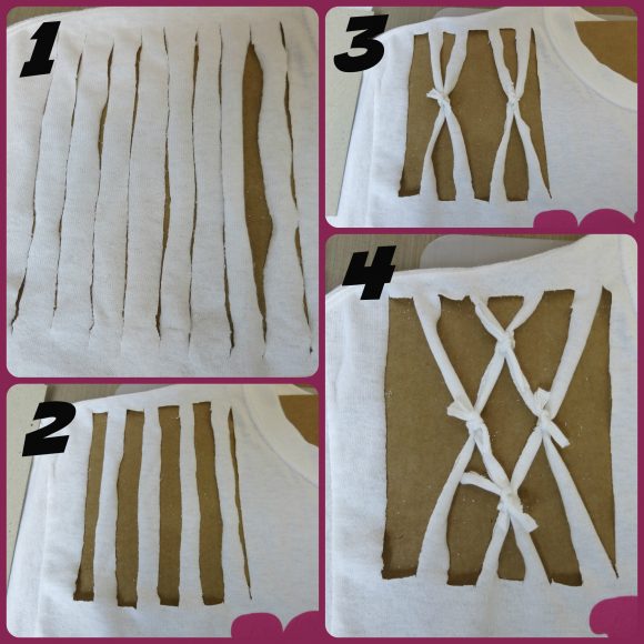how to cut t-shirt
