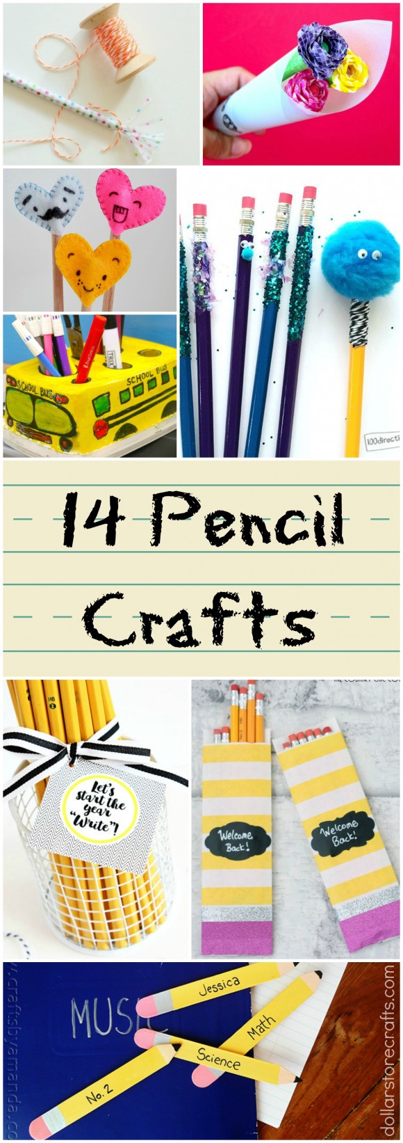 Pencil Crafts Collage