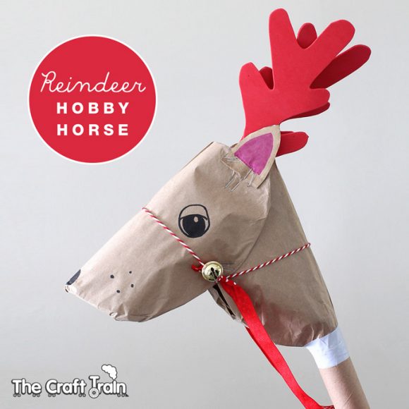 Recycled Reindeer Hobby Horse