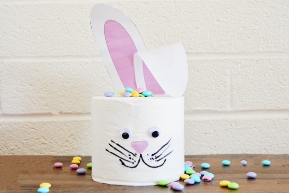 Toilet Paper Easter Bunny