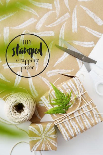 DIY Fern Stamped Wrapping Paper_Mottes Blog (1)