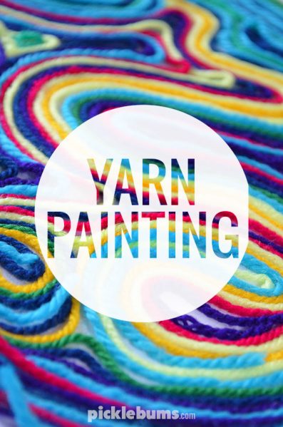 Mess Free Yarn Painting