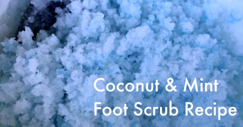 Coconut & Mint Foot Scrub Recipe