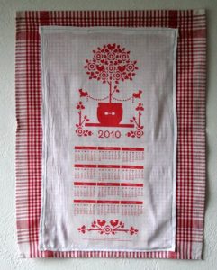 tea towel calendar