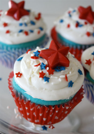 July 4th cupcakes