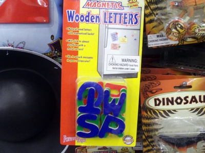 magnetic wooden letters