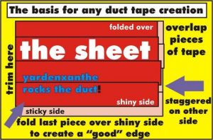 duct tape: the sheet