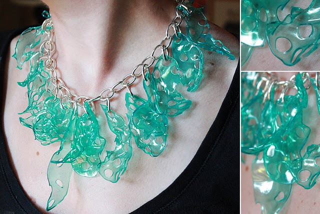 recycled bottle necklace