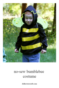 DIY No Sew Bumblebee costume