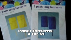 paper lanterns 2 for $1
