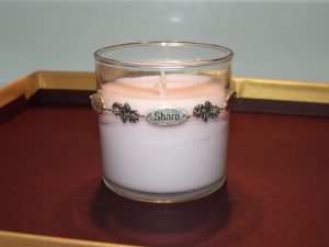 Create, Share, Inspire candle by Melinda