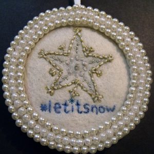 #LetItSnow Wall Hanging