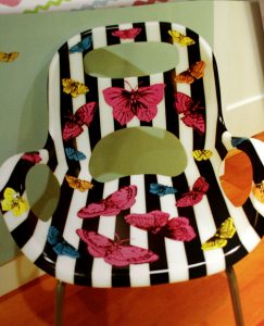Striped Butterfly Chair