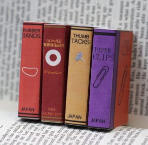 mini book cover matchboxes